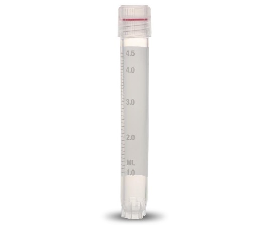 クライオバイアル Oリングシールタイプ 5mL 外ネジ・自立型 1箱（100個×10袋入）画像