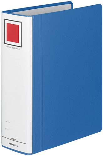 チューブＦエコツインＲ青Ｂ５縦背幅８５ｍｍ４－９冊画像