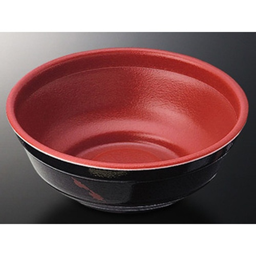 中央化学 どんぶり容器 どんぶり 中 赤-ねごろ 本体 発泡画像