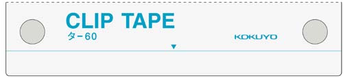 クリップテープ　８０ｍｍピッチ用　２８片入