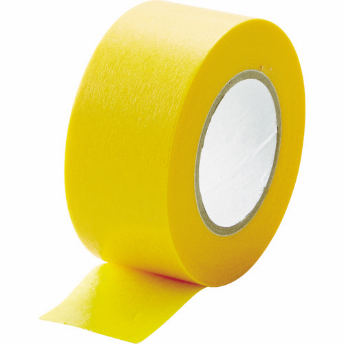 建築塗装用ﾏｽｷﾝｸﾞﾃｰﾌﾟ 幅24mm×長さ18m ｲｴﾛｰ 1ﾊﾟｯｸ(5巻)画像