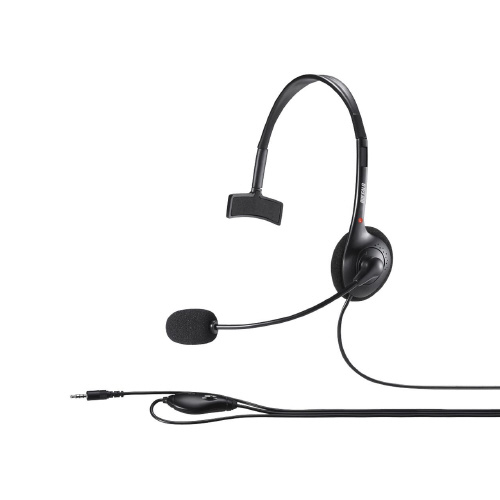 片耳ヘッドバンド式ヘッドセット　４極