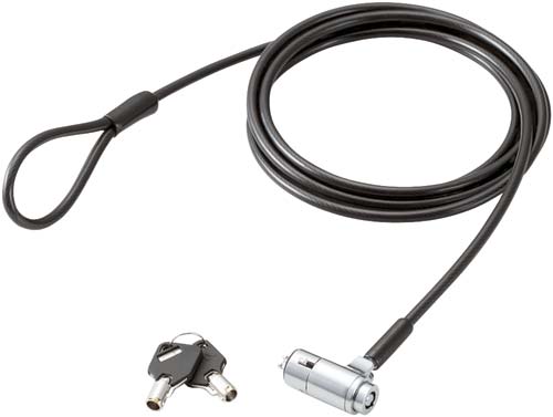 ３軸首振りセキュリティーワイヤー