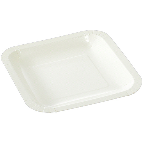 ｽｸｴｱﾌﾟﾚｰﾄ 18cm 1ﾊﾟｯｸ(50枚)画像