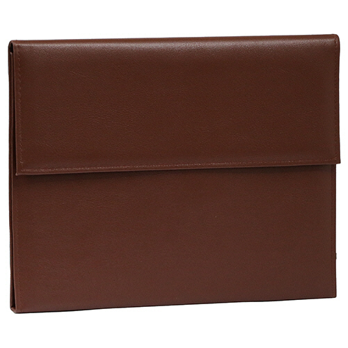 不動産書類ﾎﾙﾀﾞｰ<ｴｺﾀｲﾌﾟ> A4 3折ﾀｲﾌﾟ 20ﾎﾟｹｯﾄ 濃茶 ﾀｲﾄﾙ無し 1ｾｯﾄ(5冊)画像