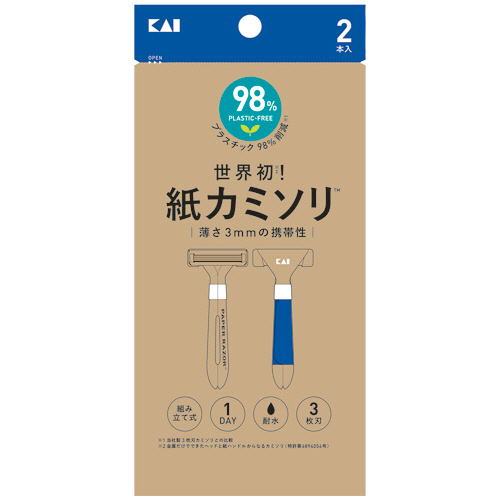 紙ｶﾐｿﾘ 1ﾊﾟｯｸ(2本)画像