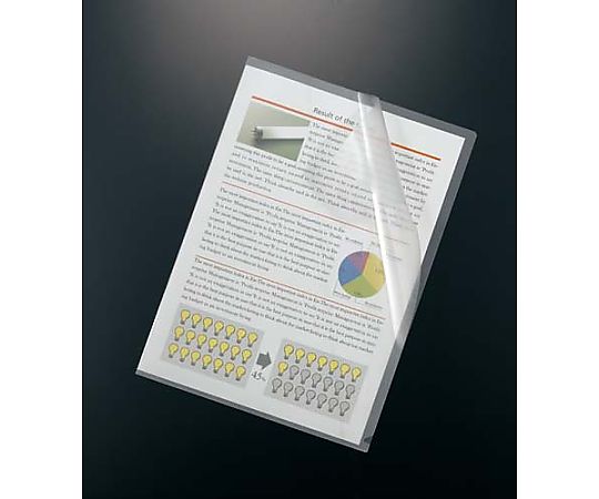 再生クリヤーホルダーA4　10枚画像