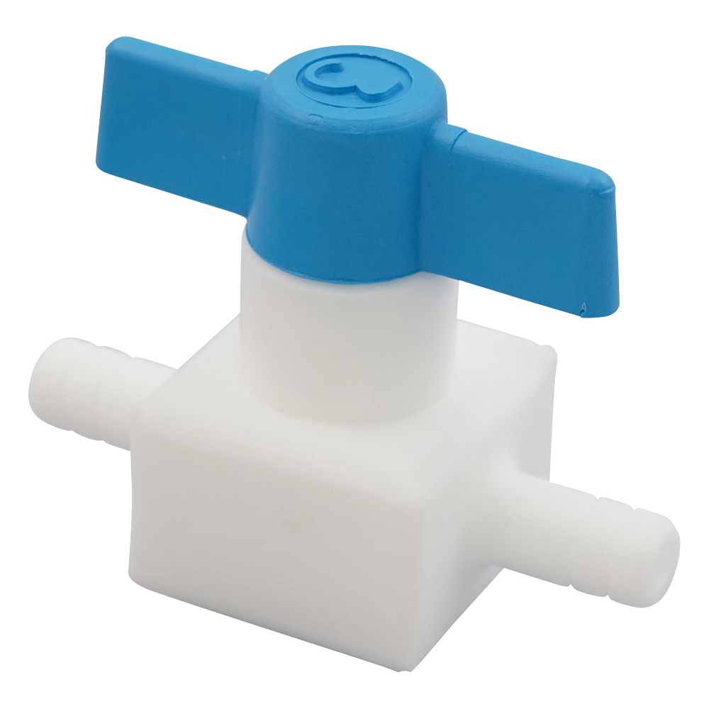 フッ素樹脂製二方コック(差し込み止)画像