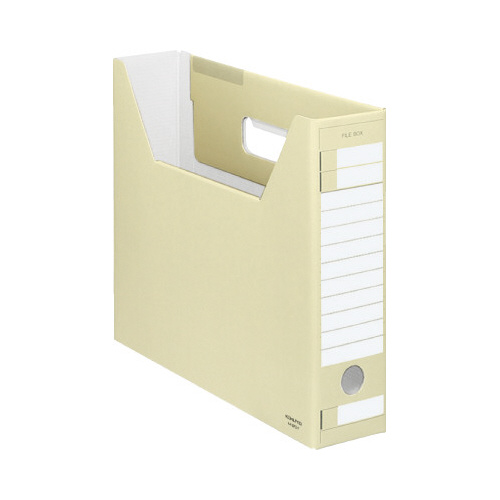 ファイルボックス　Ｄタイプスリム　Ａ４横　黄画像