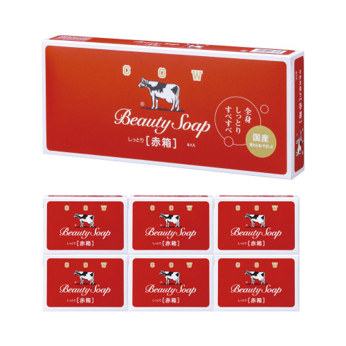 カウブランド　赤箱　９０ｇ×６個　固形石けん
