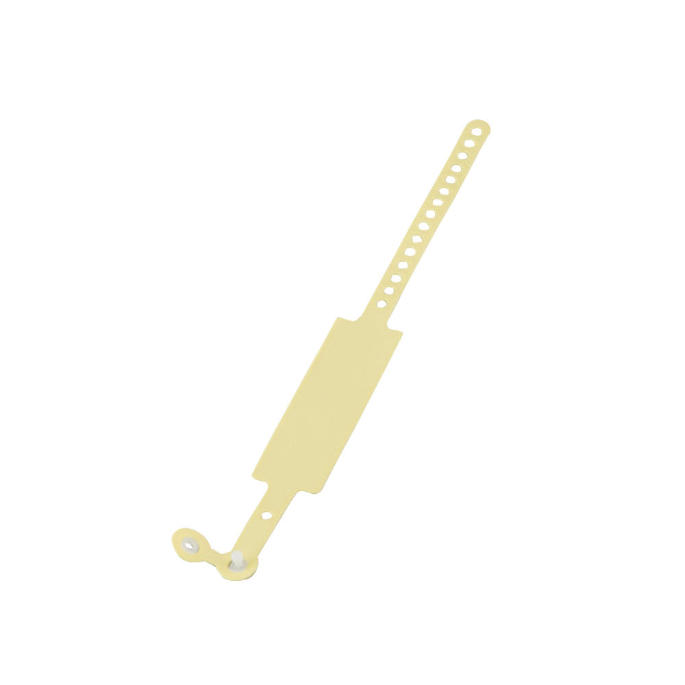 入院患者識別バンド 無地 イエロー 1袋（100本入）画像