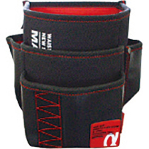 WAIST GEAR(腰袋三段ﾀｲﾌﾟ)ﾚｯﾄﾞ 1個画像