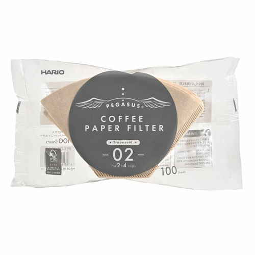 ペガサスコーヒーフィルター 2～4杯用 ブラウン画像
