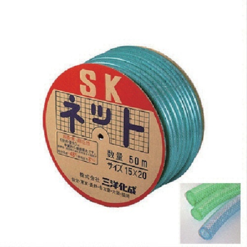 SKﾈｯﾄﾎｰｽ18×24 ｸﾞﾘｰﾝ 50mﾄﾞﾗﾑ巻 1巻画像