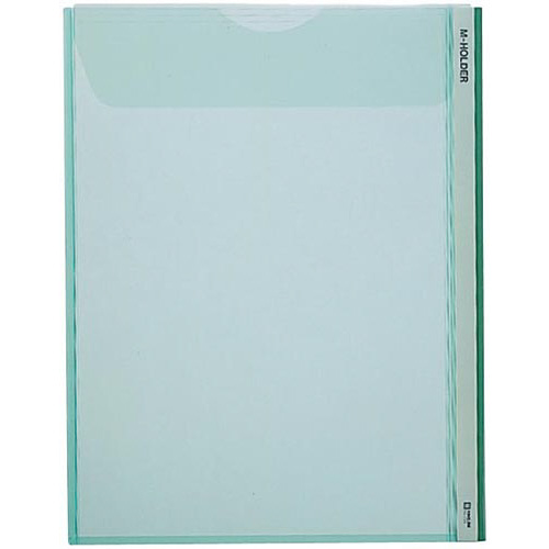 Ｍホルダー　ＰＰ　Ａ４縦　幅１０ｍｍ　緑画像