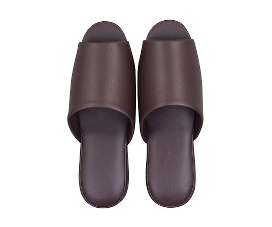 ベーシックスリッパ　ダークブラウン　M画像