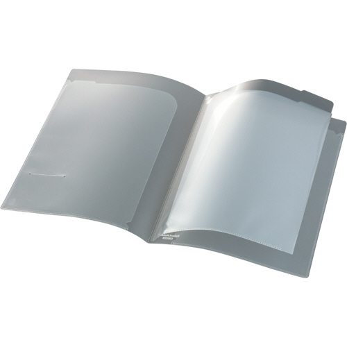 ｽﾏｰﾄﾎﾙﾀﾞｰ A4(見開きA3) 4ﾎﾟｹｯﾄ ｸﾘﾔｰ 1冊画像