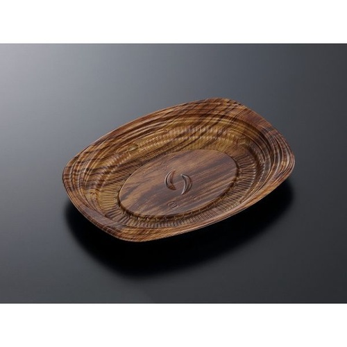 中央化学 軽食容器 CTグルメハウス D21 さやBR-BK 本体画像