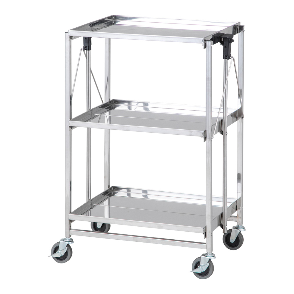 折りたたみラボベンチF（ステンレス製）3段タイプ画像