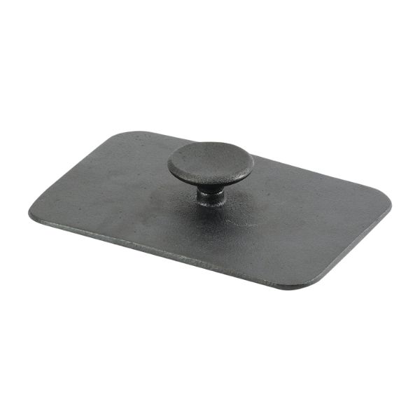 調理器具 スプラウト 鉄鋳物製角型ミートプレス18×12.5cm パール金属画像