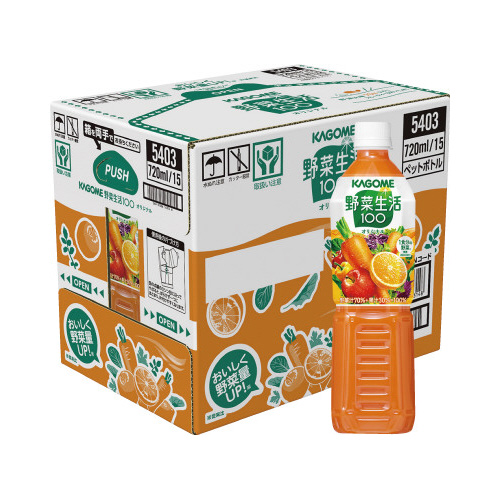 野菜生活１００　オリジナル　７２０ｍｌ　１５本画像