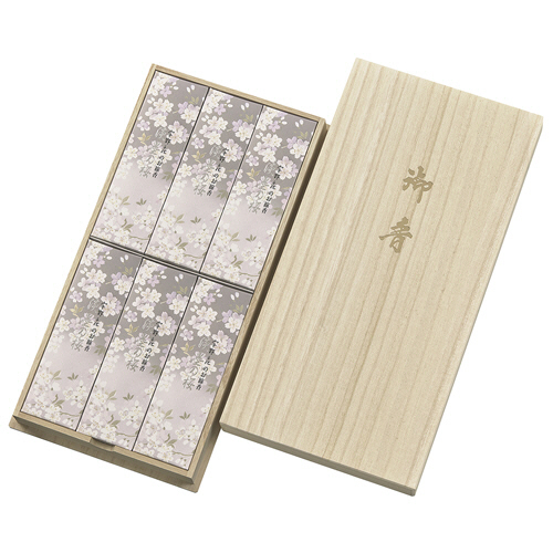 宇野千代のお線香 淡墨の桜 桐箱 1箱(6束)