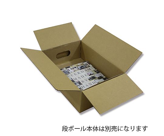 段ボール用フィルムパッド　A4用-100　5枚 厚みのあるフィルムパッドが整然と並んでいる様子