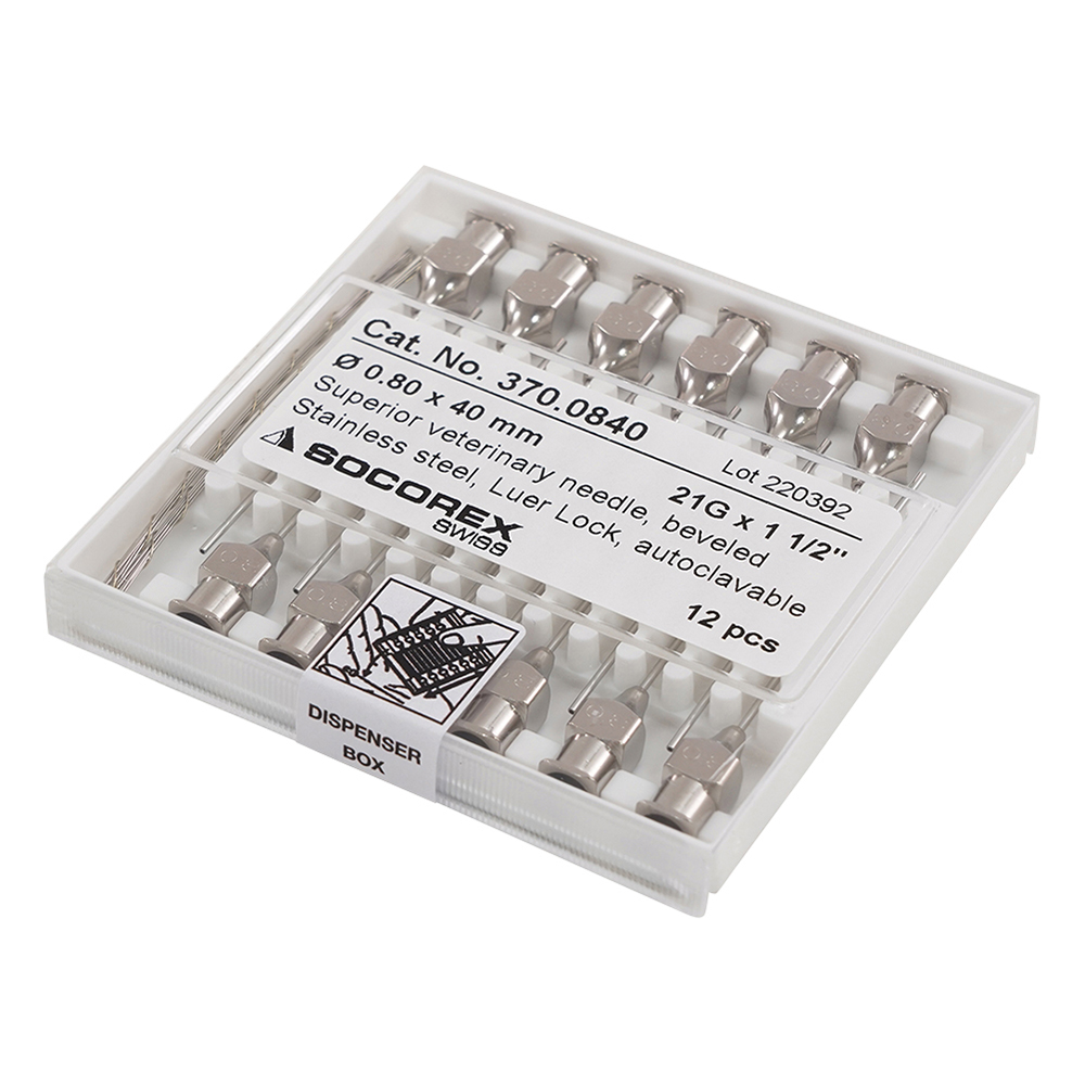 自給式マイクロピペット(アキュラ)用　ステンレスカニューラ　12本入り画像