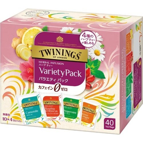 トワイニング　ハーブティー　バラエティ　４０Ｐ画像