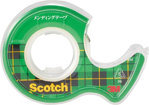 メンディングテープ　小巻カッター付　幅１８ｍｍ画像