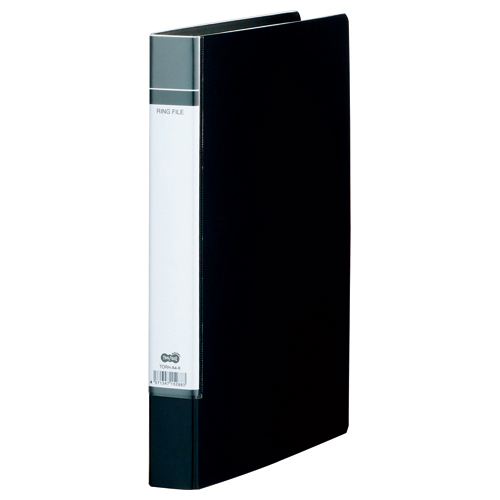 Oﾘﾝｸﾞﾌｧｲﾙ A4ﾀﾃ 2穴 200枚 ﾘﾝｸﾞ内径25mm背幅40mm黒 1ｾｯﾄ(20冊)画像