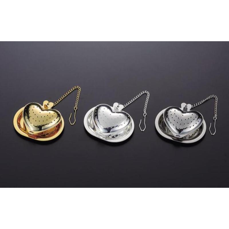 喫茶用品 ティーストレーナー ハート ゴールド画像