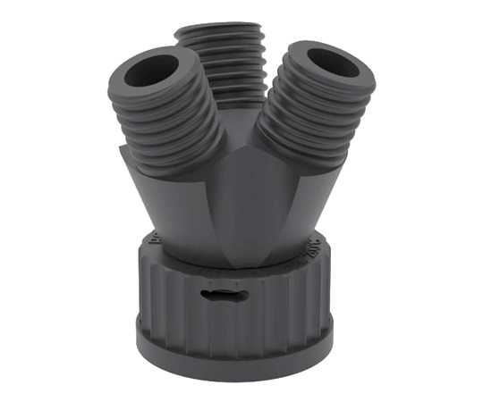 静電気拡散性ねじ口瓶用キャップ キャップ/GL45、ホース/GL25×3個画像