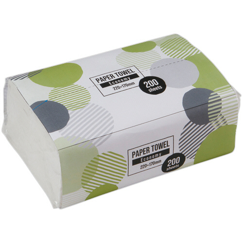 ﾊﾟﾙﾌﾟﾍﾟｰﾊﾟｰﾀｵﾙ ｴｺﾉﾐｰｻｲｽﾞ 200枚/ﾊﾟｯｸ 1ｾｯﾄ(40ﾊﾟｯｸ)画像