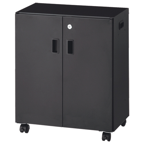 ｾｷｭﾘﾃｨﾃﾞｽｸﾀｰﾅ 幅500×奥行300×高さ600mm ﾌﾞﾗｯｸ 1台画像