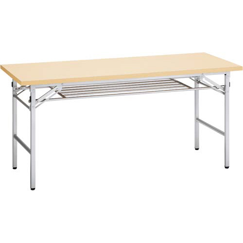 折りたたみテーブル幅１５００奥行６００メープル画像