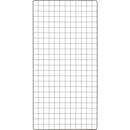 棚用ディスプレイネット　金具付　600×1200　黒　1枚画像
