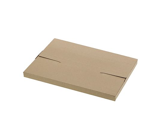 ダンボール　ラクポスBOX　305-20　10枚 ダンボールが整然と並び、各面にはカットラインが見える状態