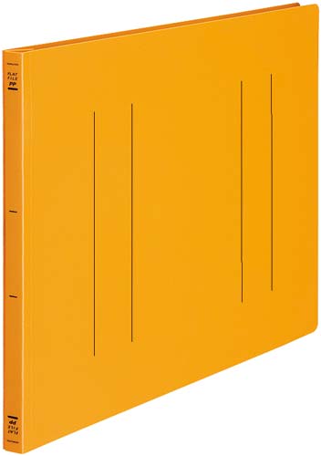 フラットファイル＜ＰＰ＞　Ａ３横　橙　１０冊画像
