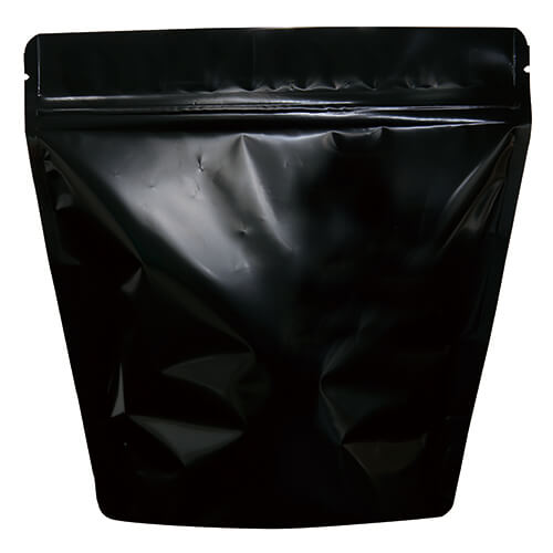 スタンドチャック袋300g 黒 インナーバルブ付画像
