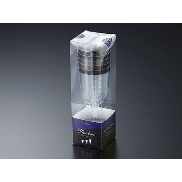 グラス プラシルバー ワイン 6個入 中央化学画像