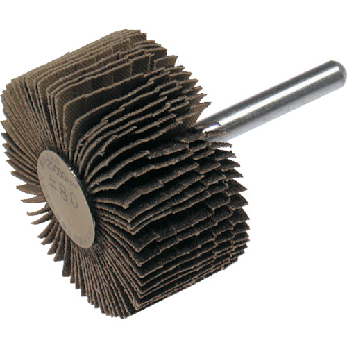 軸付ﾌﾗｯﾌﾟﾎｲｰﾙ 50×25×6 #80 1個画像