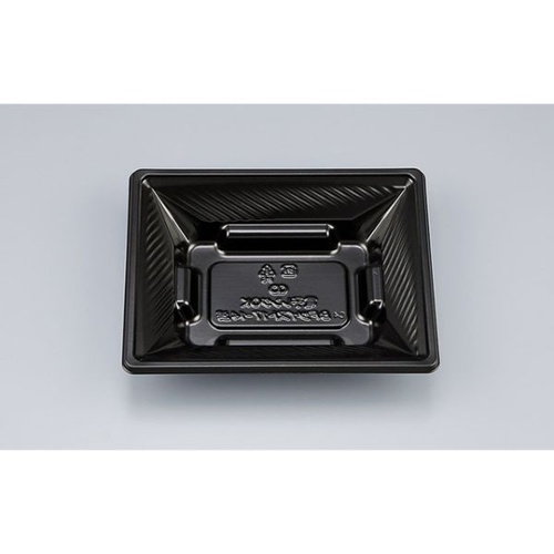 シーピー化成 どんぶり容器 BFツイスト17-14浅 黒 本体 発泡画像