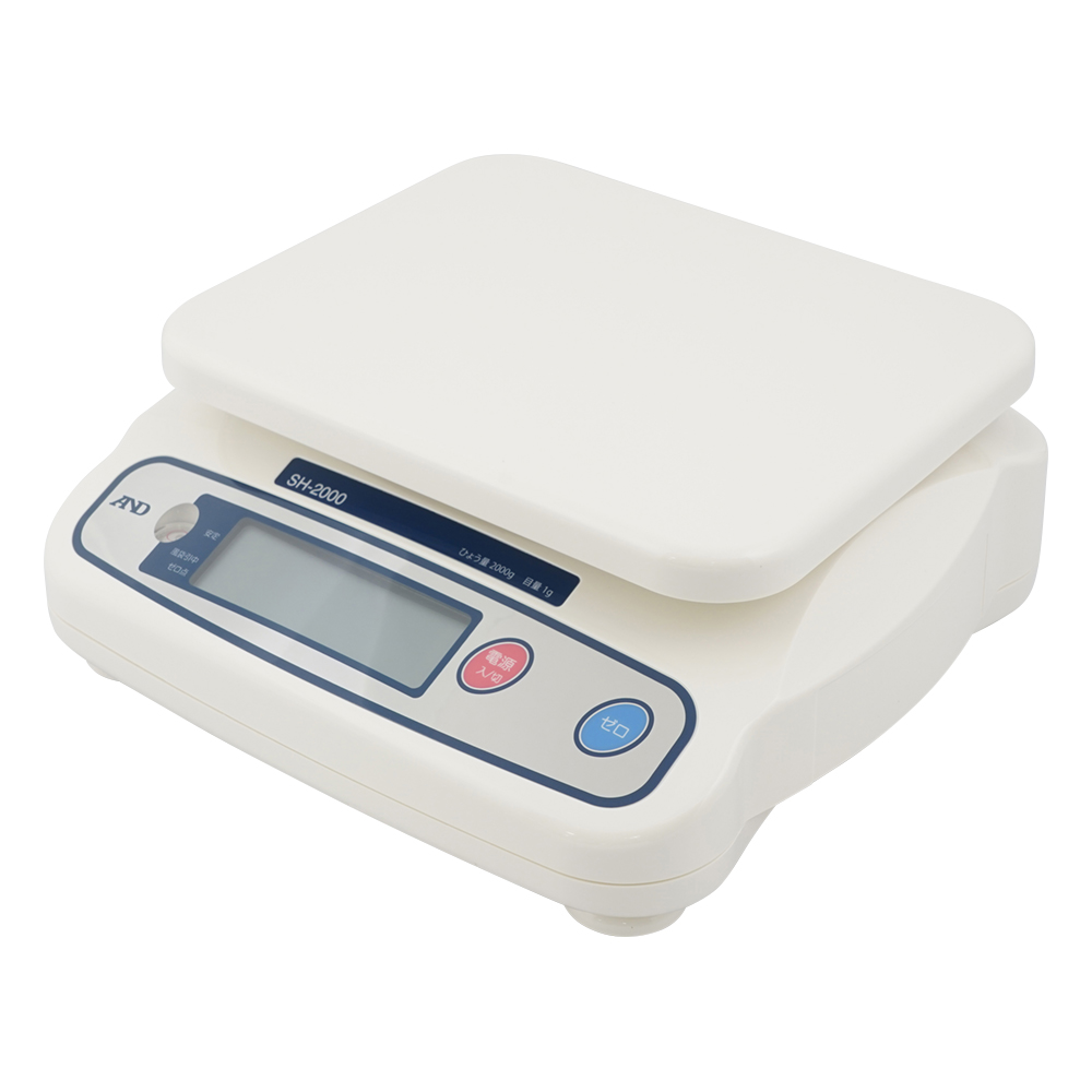 デジタルはかり SHシリーズ ひょう量:2000g 最小表示:1g
