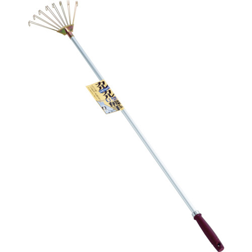 カルカル　U型熊手(アルミパイプ柄)　1丁画像