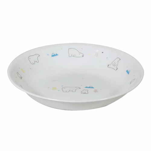 プレート 21.5cm CORELLE コレール シロクマ 強化ガラス画像