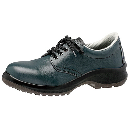 JIS 女性用 ﾜｲﾄﾞ樹脂先芯 安全靴 LPM210 ﾈｲﾋﾞｰ 23.0cm 1足画像