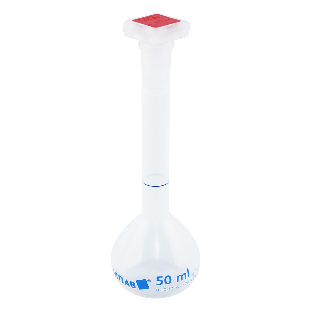 栓付きPPメスフラスコ 50mL画像