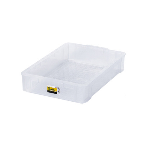 ボックスコンテナ　大　浅型　クリア　Ｂ－１５Ｒ×５画像