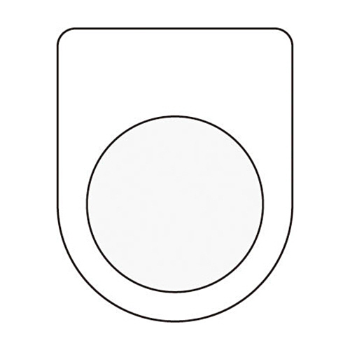 押ﾎﾞﾀﾝ/ｾﾚｸﾄｽｲｯﾁ(ﾒｶﾞﾈ銘板) 無地 φ30.5 1枚画像